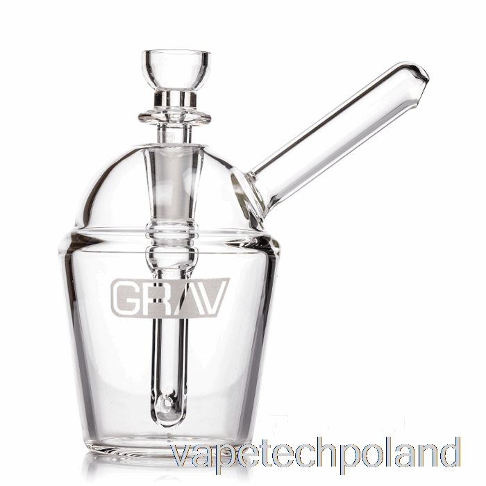 Vape Polska Grav Slush Cup Kieszonkowy Bubbler Przezroczysty